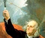 Thumbnail image for NSFW electric video: Ben Franklin’s shocking kite night flight