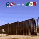 Thumbnail image for MIGRA-mocking U.S.-Mexico beach border wall volley ball (video)
