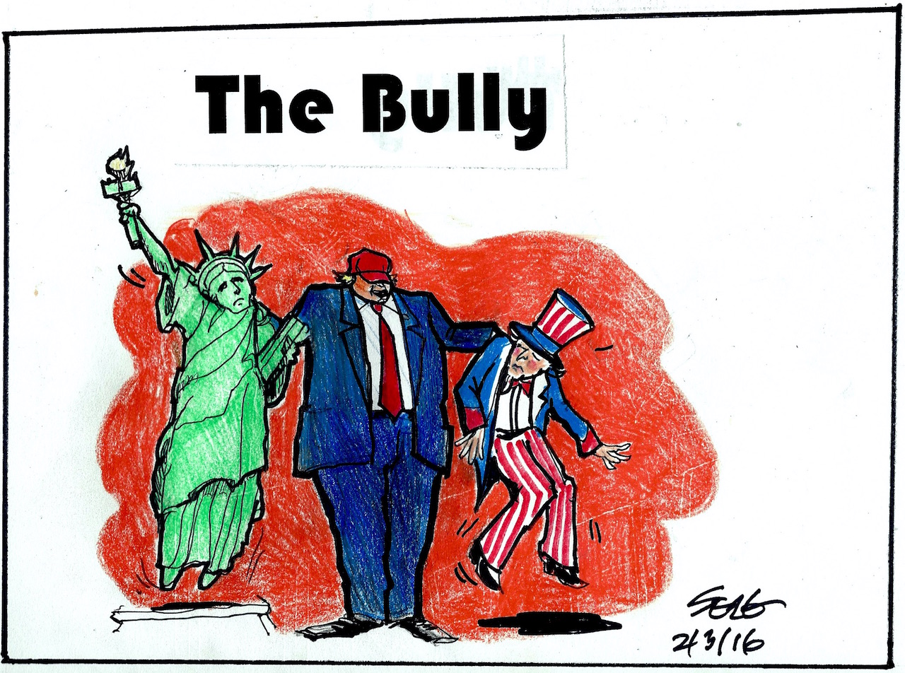 Donald Trump – the Bully (toon) : POCHO1280 x 952